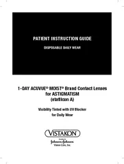 PATIENT INSTRUCTION GUIDE DISPOSABLE DAILY WEAR DAY AC