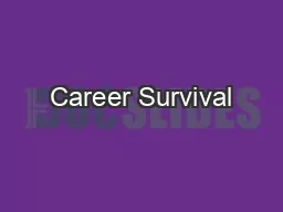 Career Survival