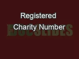 Registered Charity Number