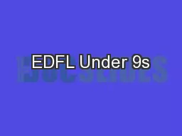EDFL Under 9s