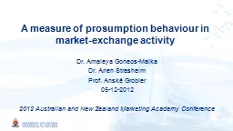 A measure of prosumption behaviour in market-exchange activ