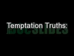 Temptation Truths: