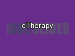 eTherapy