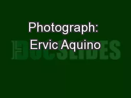 Photograph: Ervic Aquino