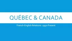 Québec & Canada