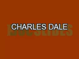 CHARLES DALE