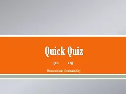 Quick Quiz