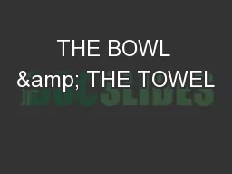THE BOWL & THE TOWEL