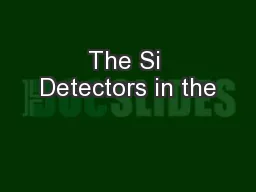 The Si Detectors in the