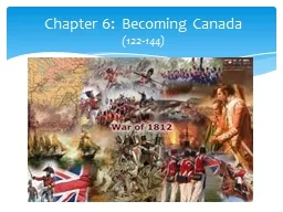 Chapter 6:  Becoming Canada