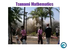 Tsunami Mathematics