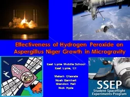 Effectiveness of Hydrogen Peroxide on Aspergillus Niger Gro