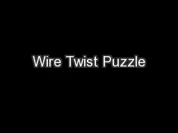Wire Twist Puzzle