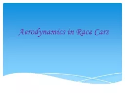 Aerodynamics in Race Cars