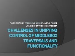 Challenges in Unifying Control of