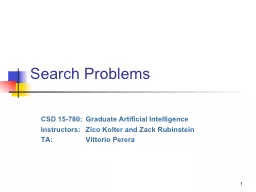 1 Search Problems