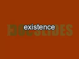 existence