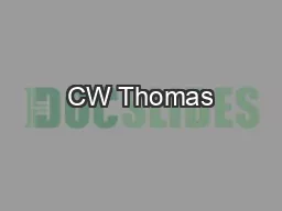 CW Thomas