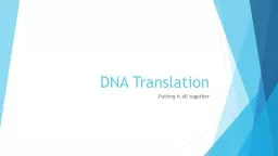 DNA Translation