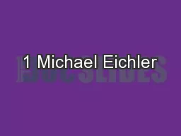1 Michael Eichler