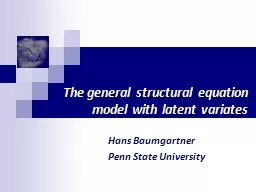 The general structural equation