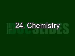 24. Chemistry