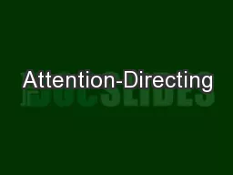 Attention-Directing
