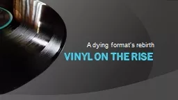 Vinyl on the rise