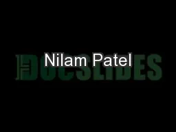 Nilam Patel