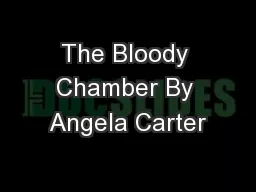 The Bloody Chamber By Angela Carter
