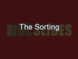The Sorting