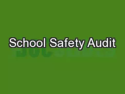 School Safety Audit