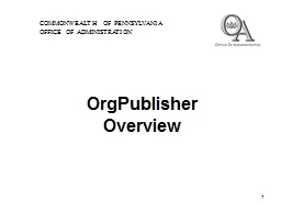 1 OrgPublisher