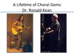 A Lifetime of Choral Gems