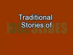 Traditional Stories of