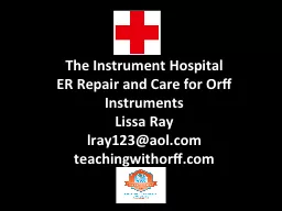 The Instrument Hospital
