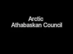 Arctic Athabaskan Council