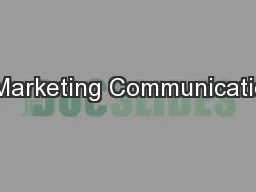 E-Marketing Communication: