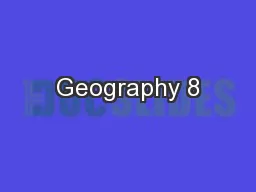 Geography 8