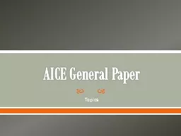 aice general paper assignments