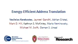 Energy-Efficient Address Translation