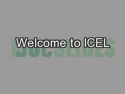 Welcome to ICEL
