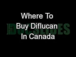Where To Buy Diflucan In Canada