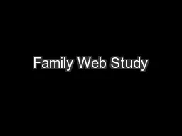 Family Web Study