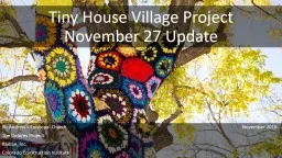 Tiny House Village Project