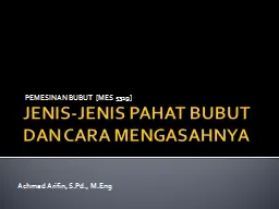 JENIS-JENIS PAHAT BUBUT