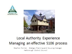 Local Authority Experience