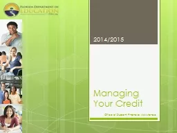 Managing Your Credit