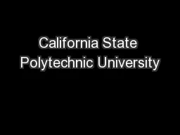 California State Polytechnic University
