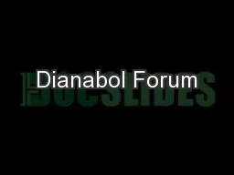 Dianabol Forum
